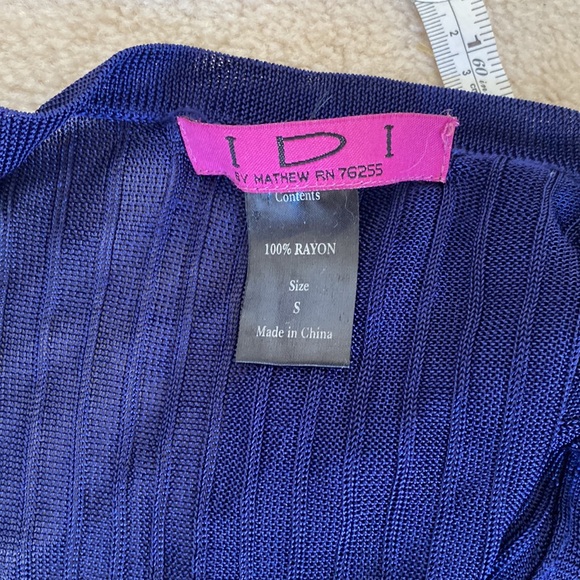 🥭 (4 for $15) IDI By Mathew Blue Cardigan - Picture 8 of 9